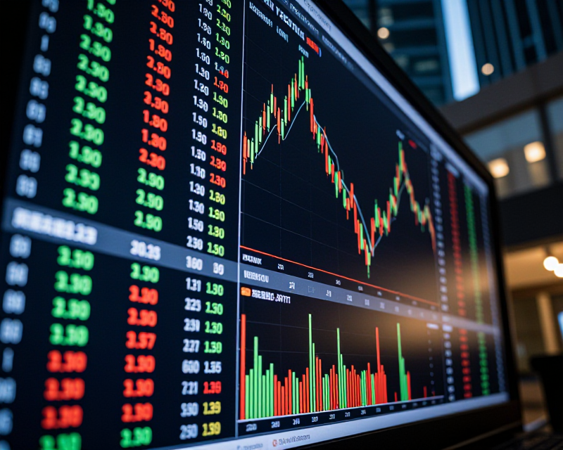 Stock Market Digital Display