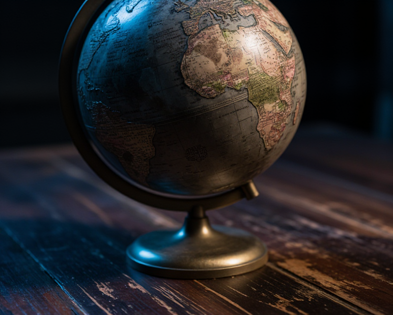 Geopolitical Tension Symbolism