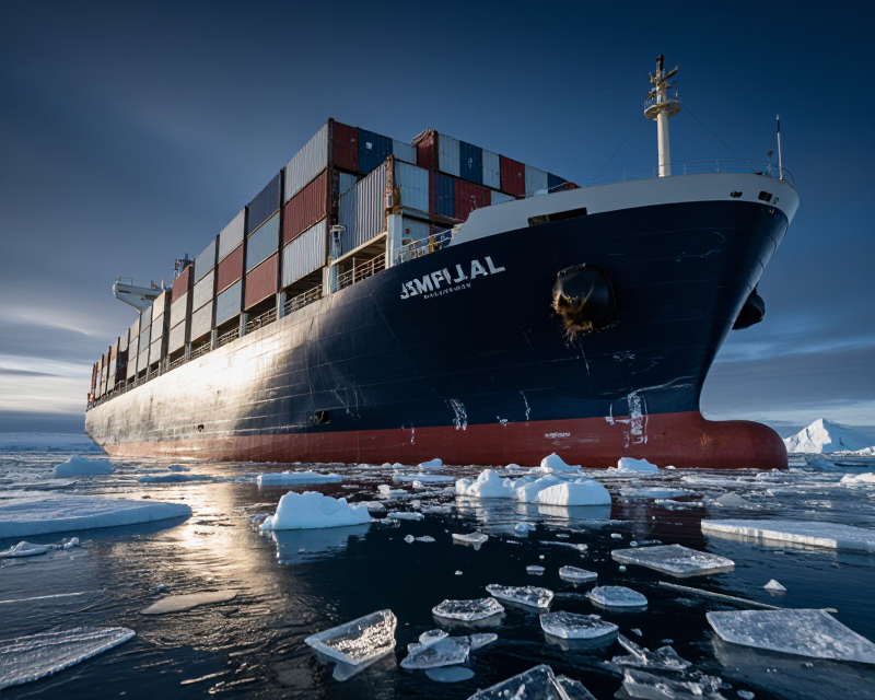 Arctic Shipping Route Vision