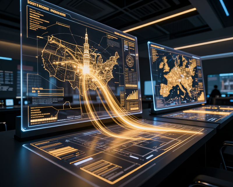 Global Capital Flow Visualization