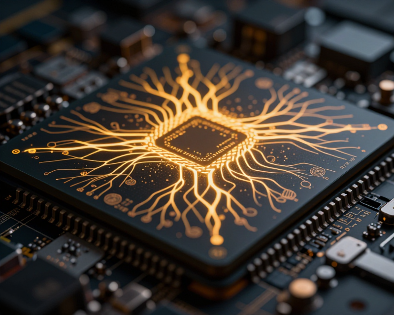 Semiconductor Economic Prosperity Concept