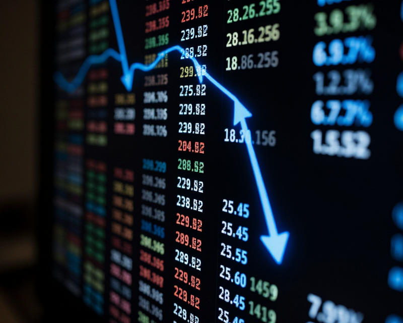 Stock Market Decline Visual