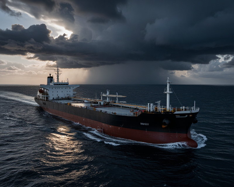 Cinematic Strait of Hormuz Tension