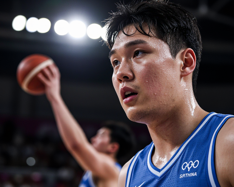 Intense Basketball Victory
