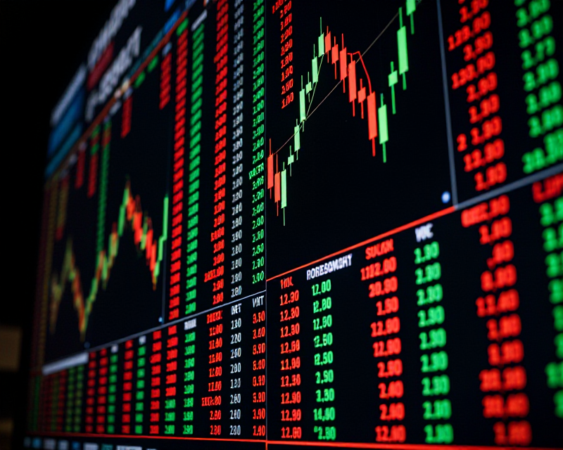 Stock Market Volatility Concept