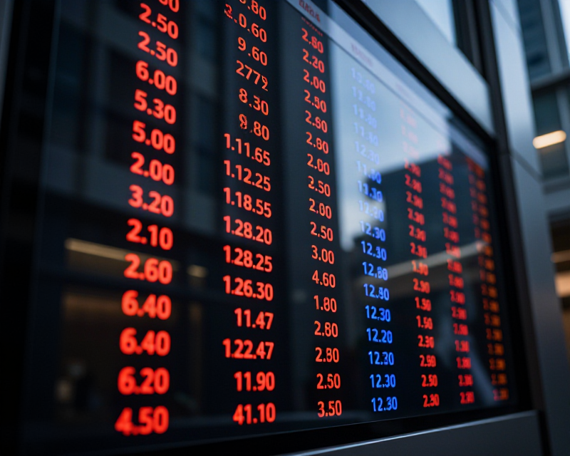 Stock Market Ticker Display