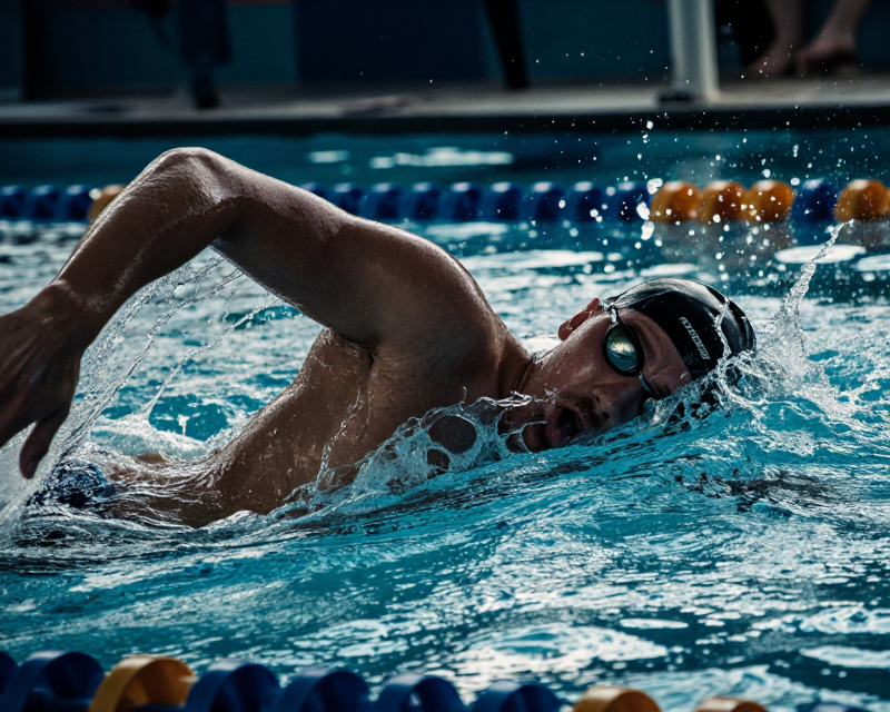 Cinematic Swimming Victory