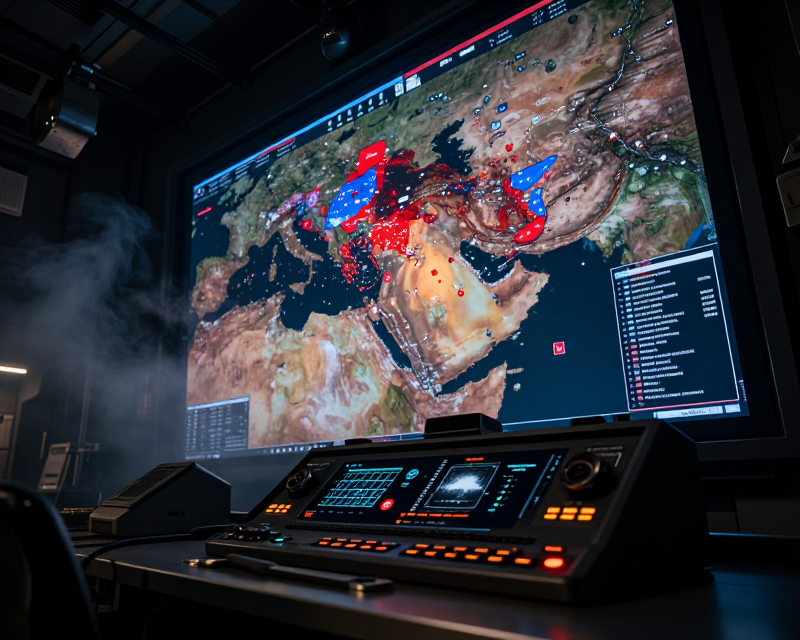 Cinematic Global Conflict Tension
