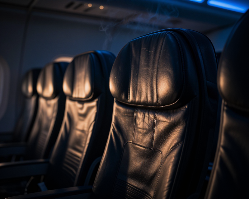 Tension in Airplane Cabin